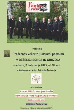 Prešernov večer - Fantje z vasi